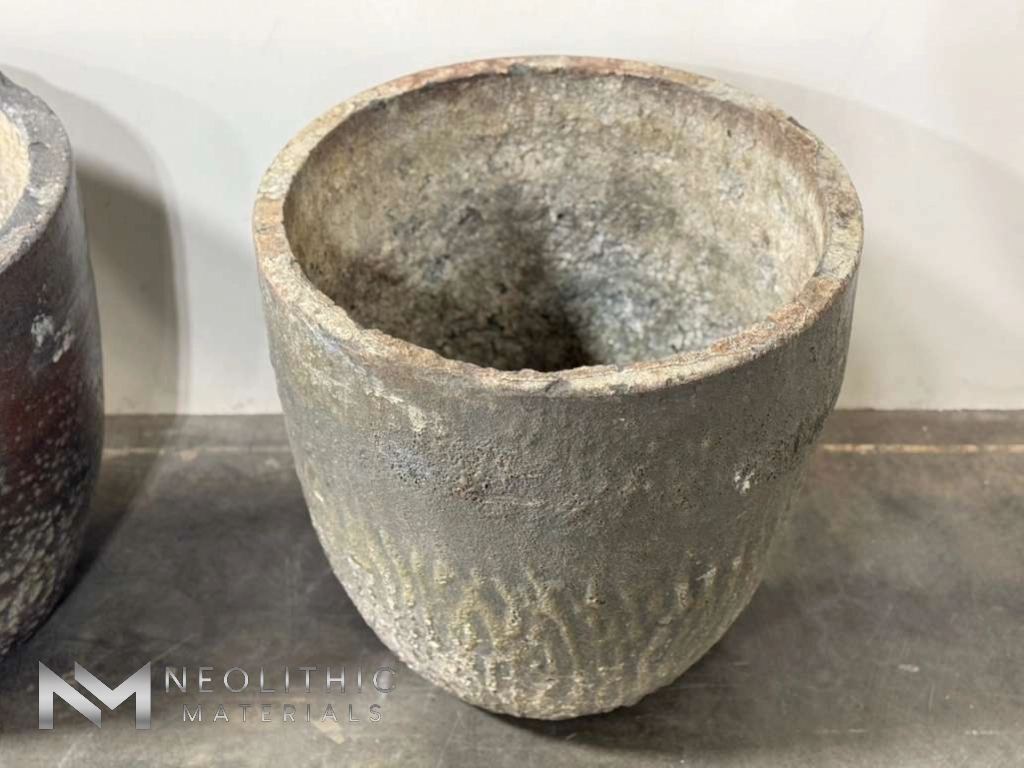 French Antique Foundry Crucibles (Pair) - Image 17